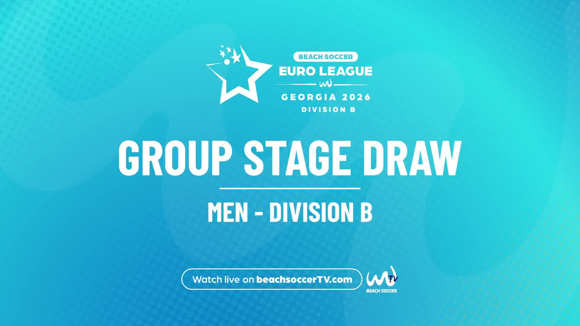 Euro Beach Soccer League Georgia 2026 – Div B Draw